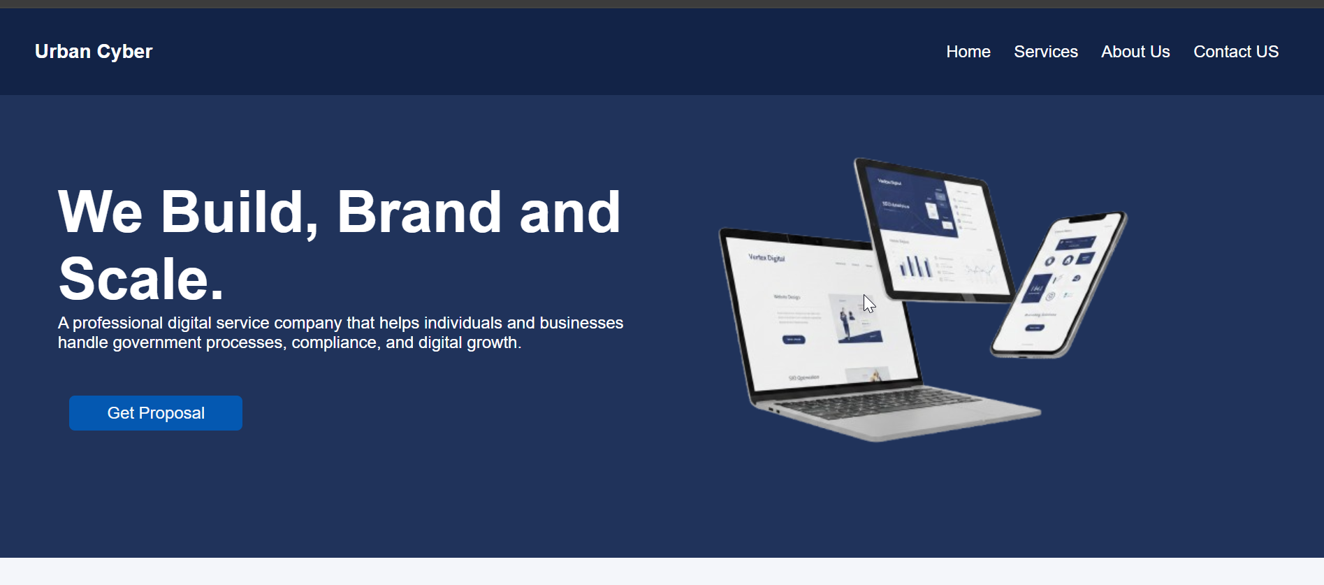 website development project in Kenya